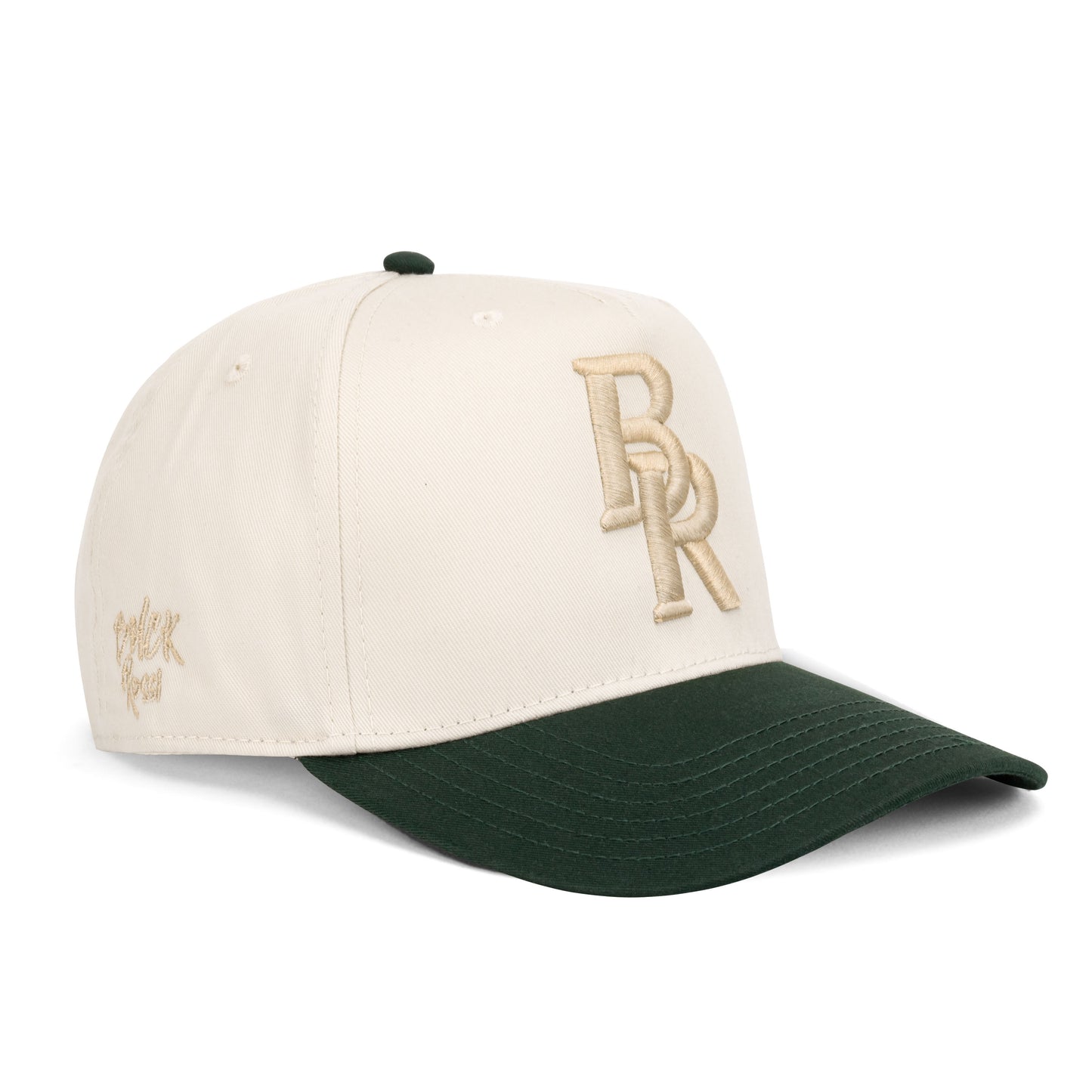 Baseball Cap - Green & Natural