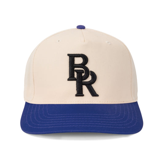 Baseball Cap - Royal & Natural